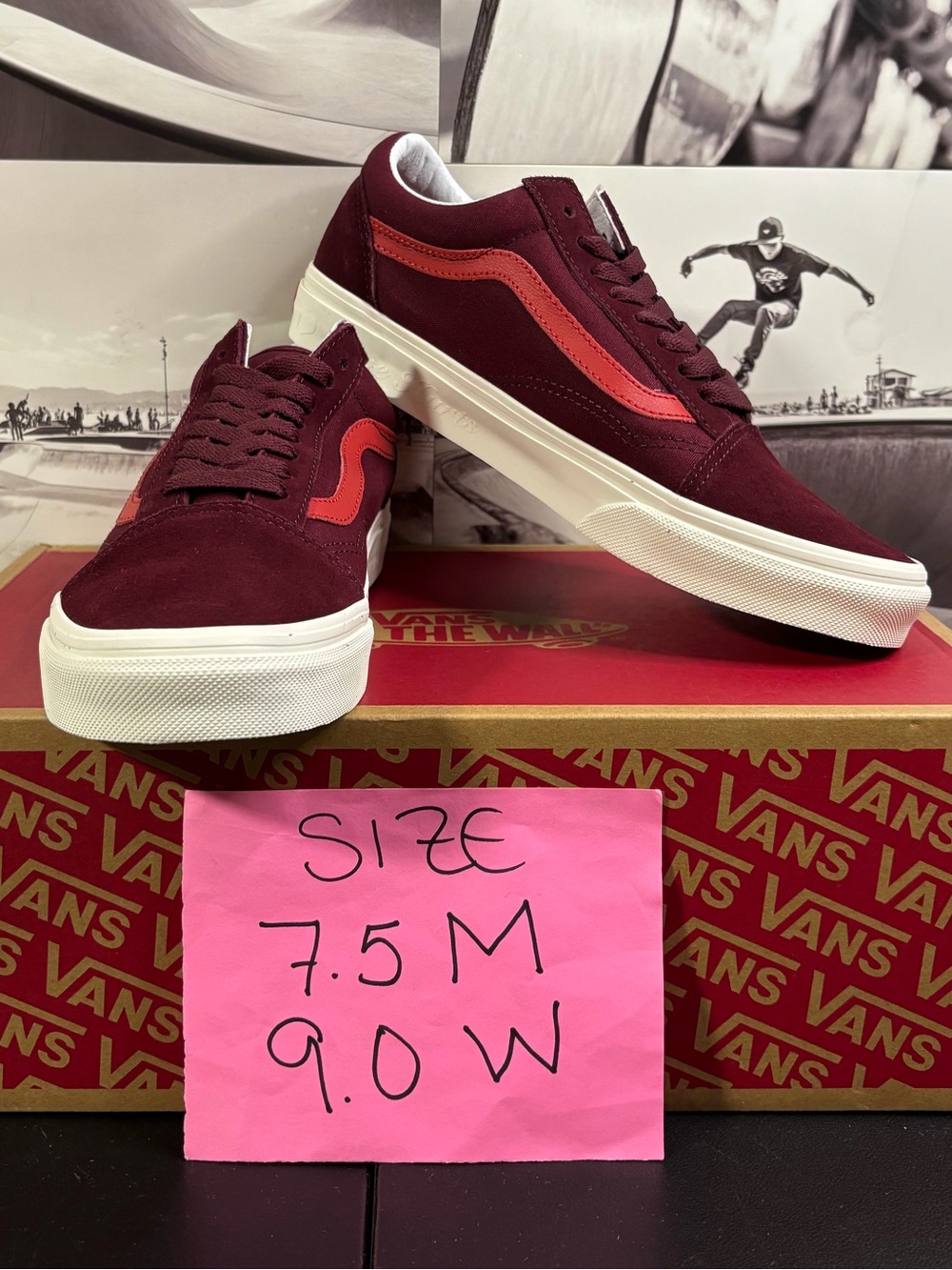 Vans Old Skool Secret Love sz 7.5 Men’s 9.0 Woman